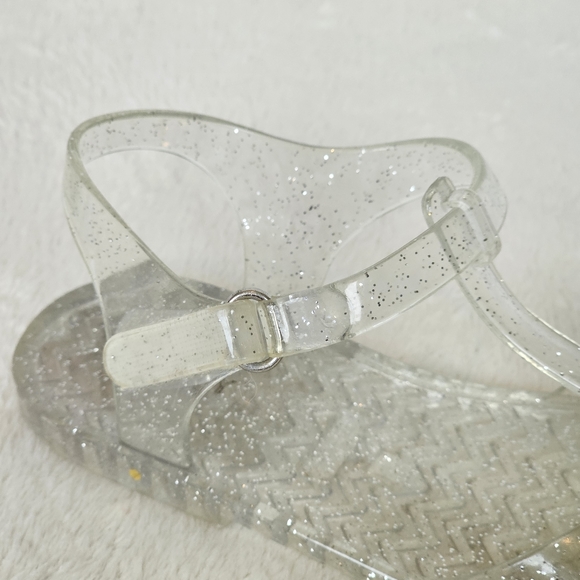 OLD NAVY | Toddler Girl's Clear & Yellow Lemon 🍋 Print Jelly Sandals - Picture 11 of 11